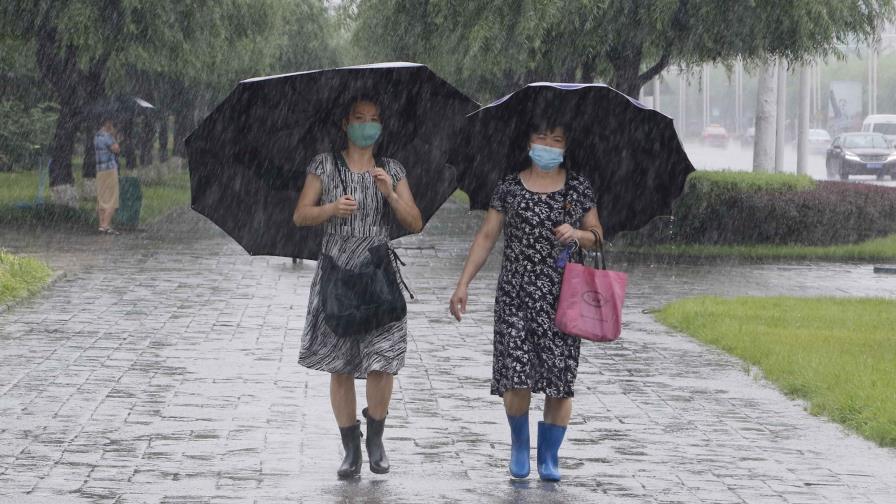 Fuertes lluvias en Norcorea causan preocupaciones por daños Fuertes lluvias en Norcorea causan preocupaciones por daños