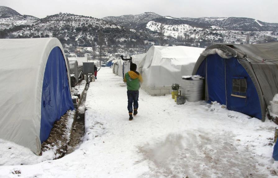 El frío agrava la crisis de los desplazados en Siria