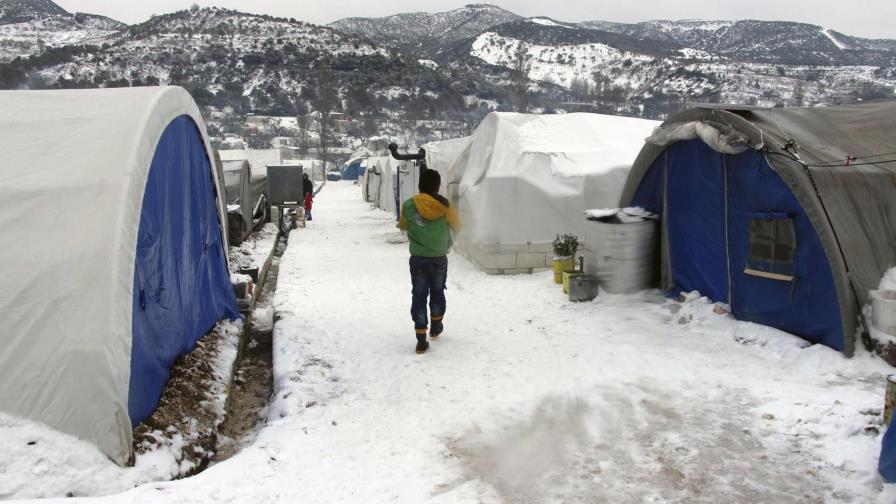 El frío agrava la crisis de los desplazados en Siria