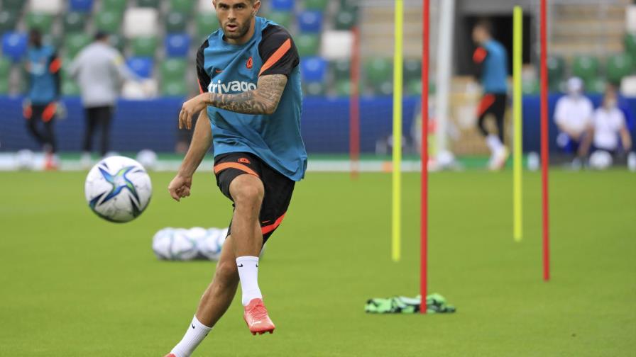 Delantero Pulisic reanuda entrenamientos con Chelsea Delantero Pulisic reanuda entrenamientos con Chelsea