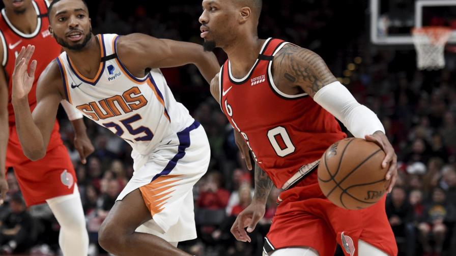 Blazers cortan racha de 2 derrotas; doblegan a Suns Blazers cortan racha de 2 derrotas; doblegan a Suns