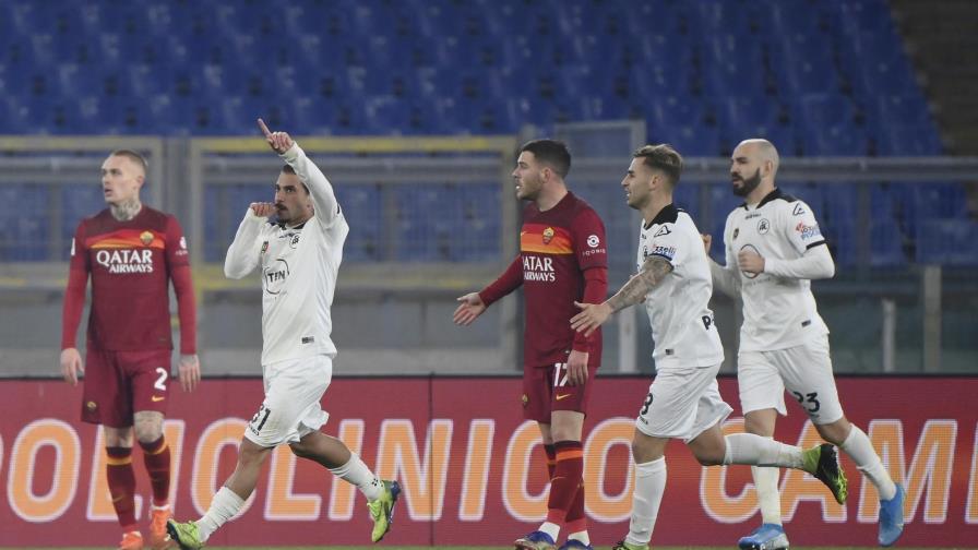 Spezia vence a Roma y está en cuartos de Copa Italia
