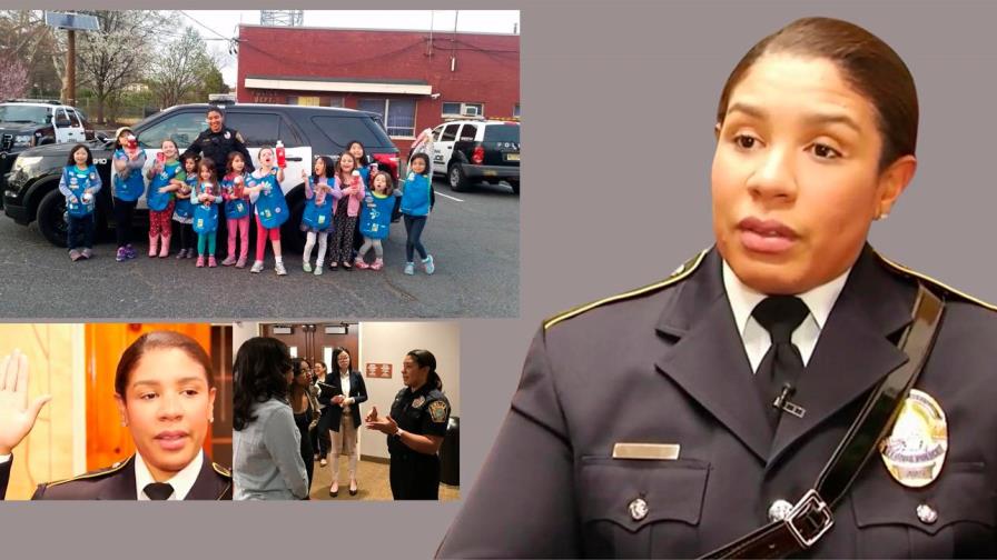 Detective dominicana, primera sargento latina en la policía de Nueva Jersey Detective dominicana, primera sargento latina en la policía de Nueva Jersey