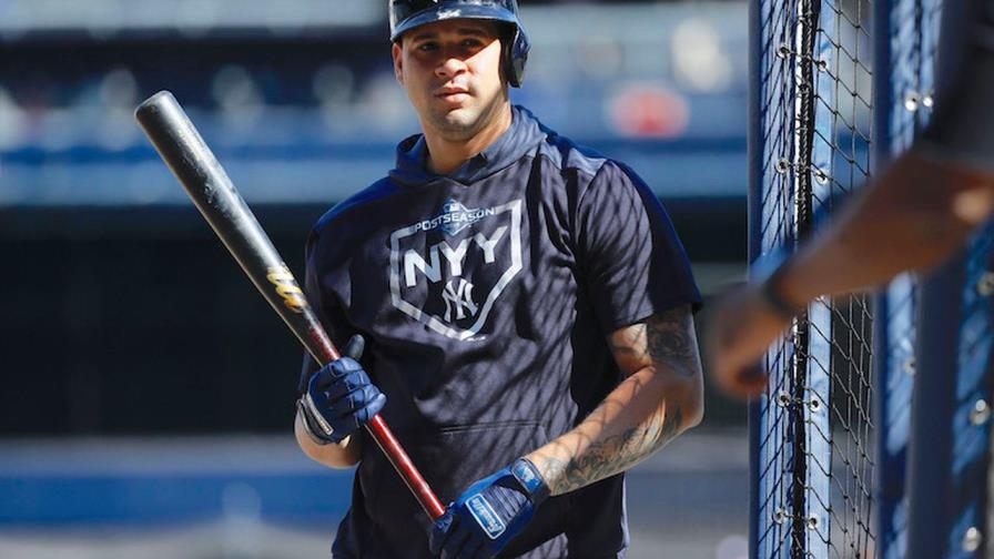 El receptor de los Yanquis Gary Sánchez prueba nueva forma de batear