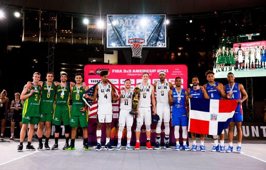 Dominicana ganó bronce en dramático partido a Puerto Rico en el basquet 3X3 AmeriCup