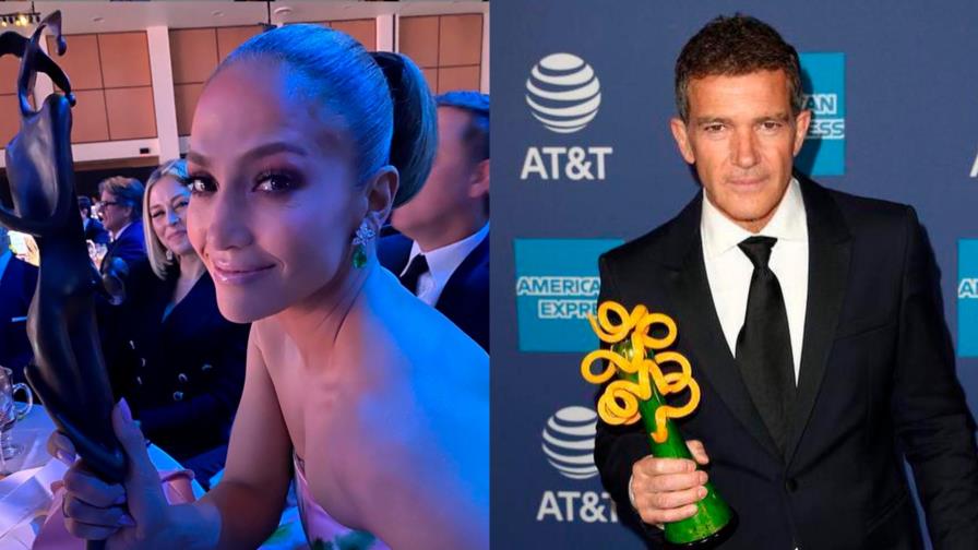 Jennifer López y Antonio Banderas, premiados en el Festival de Palm Springs