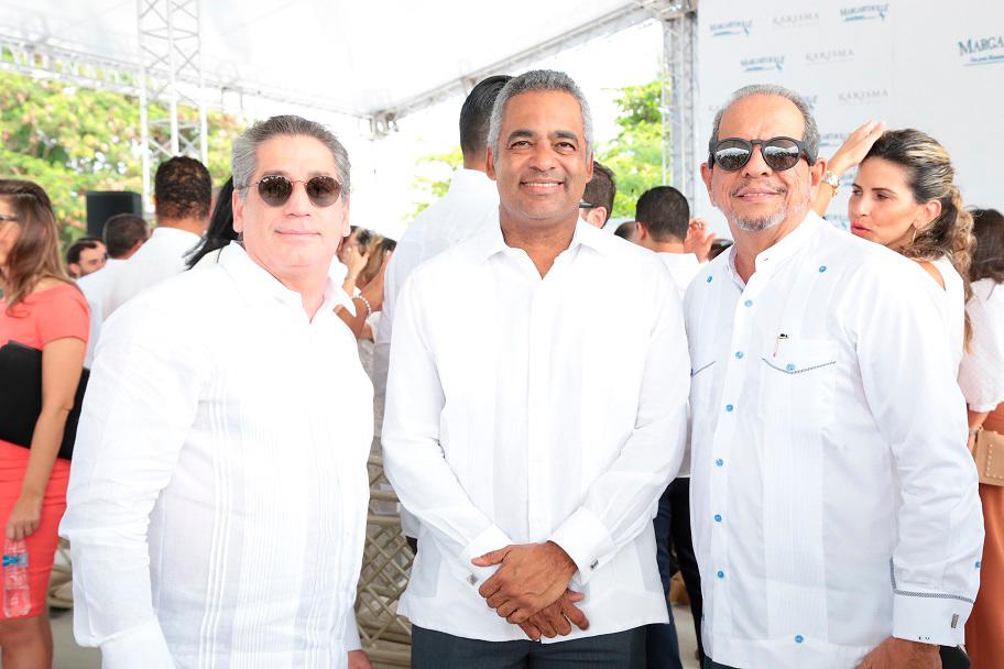 Fernando Hazoury, Joel Santos y Ernesto Veloz.