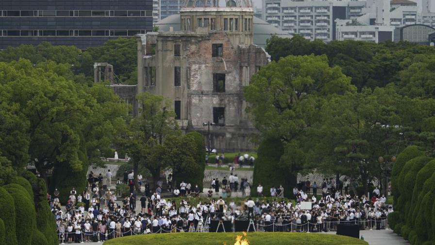 Hiroshima conmemora el 75to aniversario del ataque nuclear Hiroshima conmemora el 75to aniversario del ataque nuclear