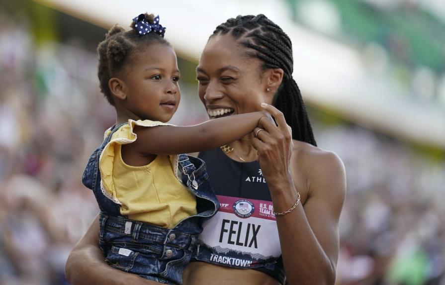 Con 35 años y una niña, Allyson Felix irá a sus quintos Juegos Olímpicos
