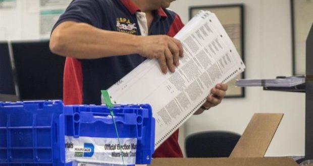 Florida realiza recuento manual de votos