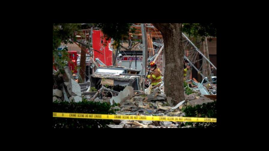 Una válvula de gas abierta originó explosión en centro comercial de Florida