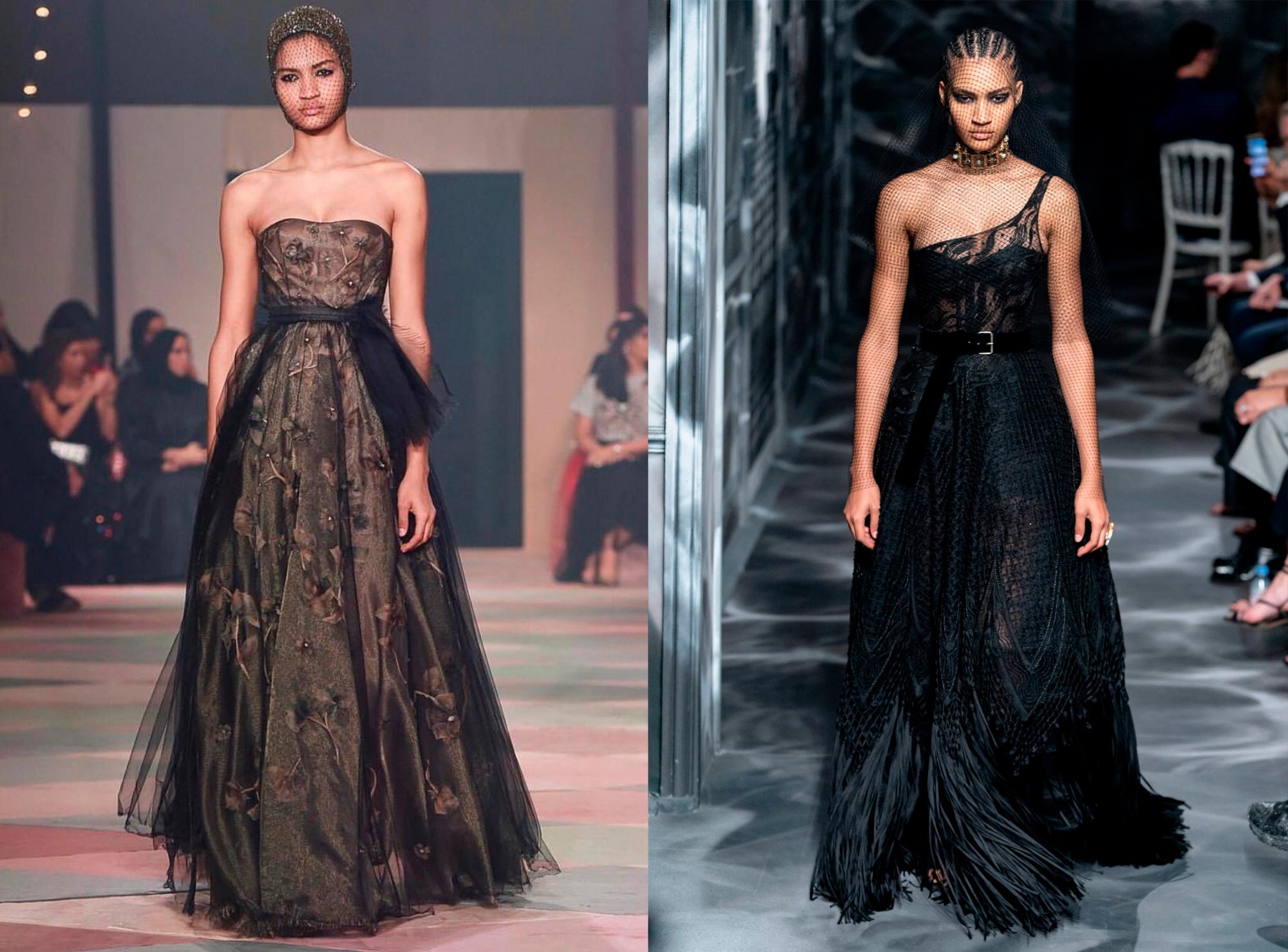 En un desfile de Dior.