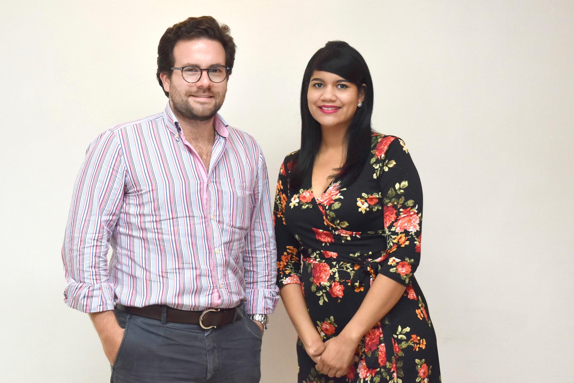 Javier Rodríguez y Awilda de León.