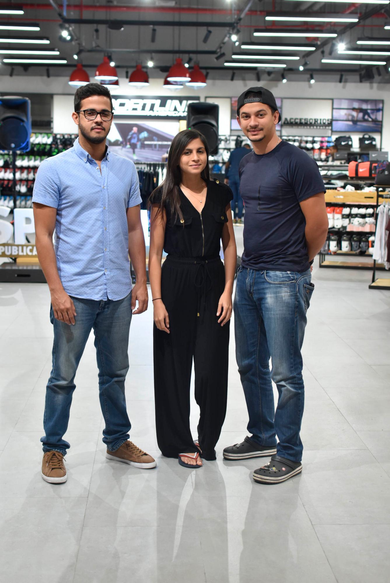 Jerosky Vega, Risel Ramírez y Ramsés Ramírez.