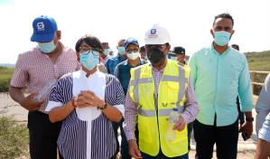 Indrhi inspecciona obras para optimizar el riego en Montecrist