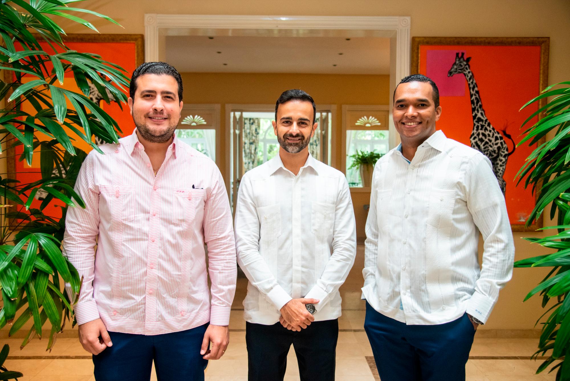 Jorge Féliz Pacheco, Eduardo García y Douglas Carvajal.