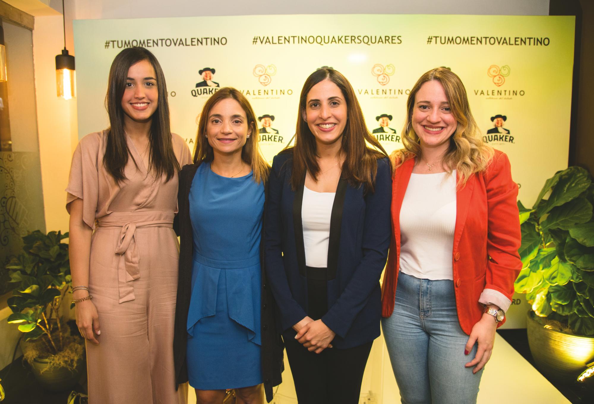 Gabriela Messina, Andreina Capecchi, Laura Santos y Eliana Soriano