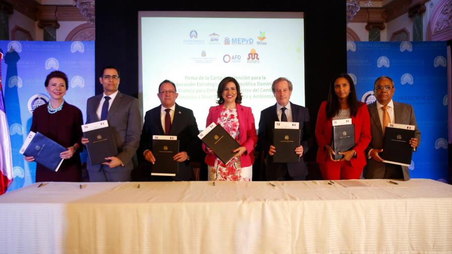 RD y Francia se unen para enfrentar los efectos del cambio climático y promover desarrollo social