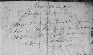 El cólera atacó Santo Domingo en 1868