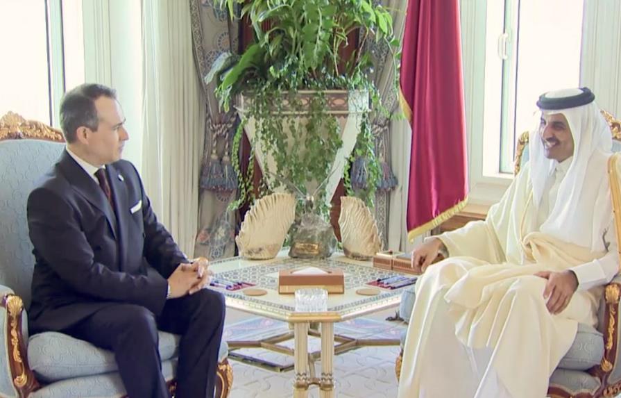 Embajador Federico Cuello Camilo presenta credenciales ante el Emir del estado de Qatar