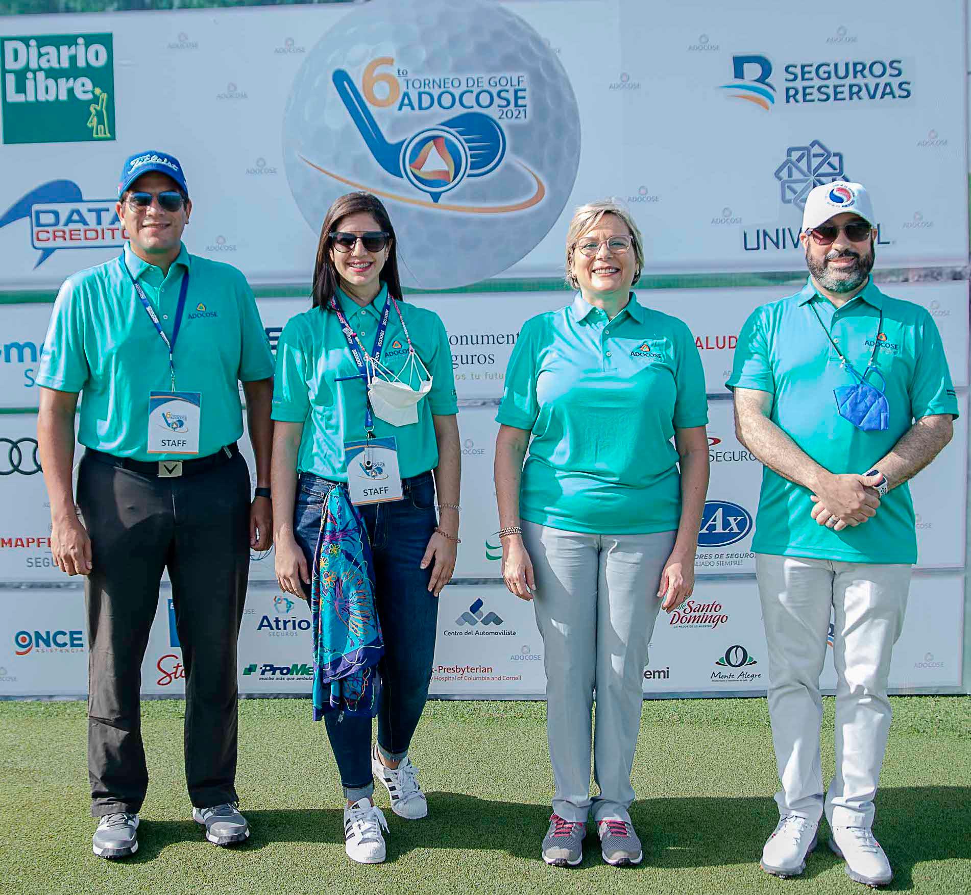 Franklin Glass, Nicole Toribio, Zaide Alba y Francisco Campos.