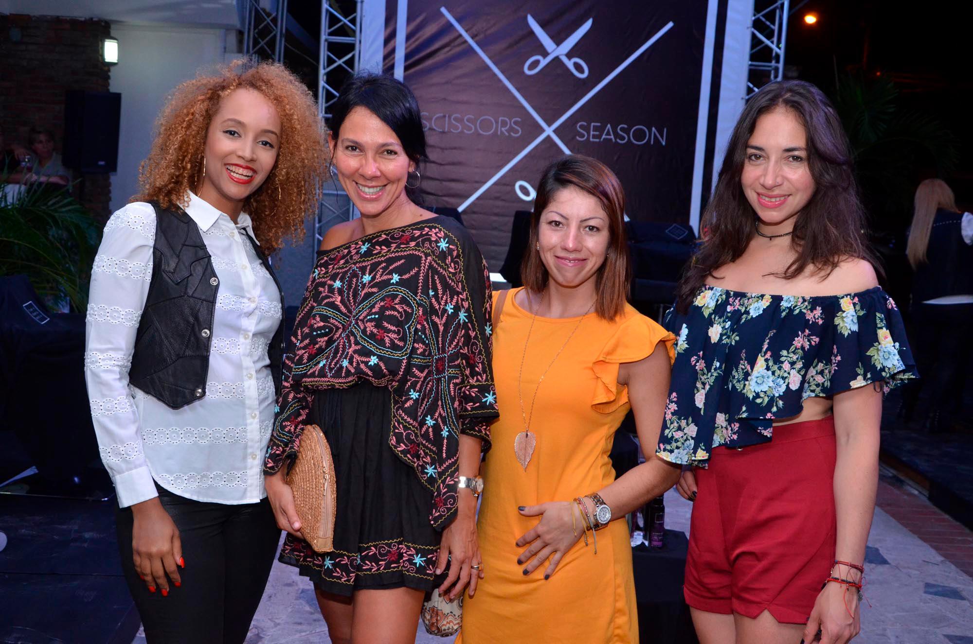 Yuleidy Santamaría, Priscilla Velázquez, Diana Abril y Consuelo Durán.