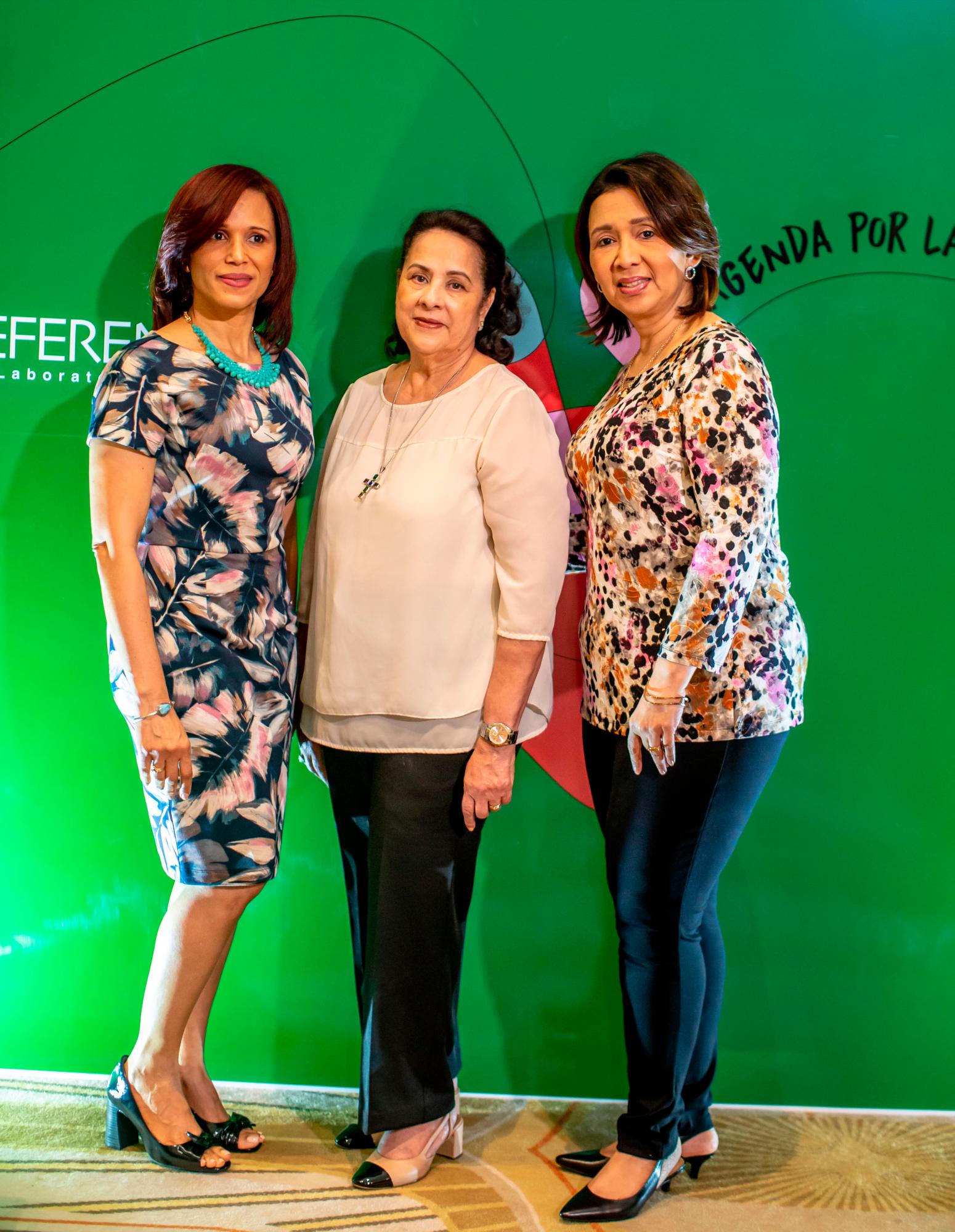 Mary Estévez, Fanny González y Gricel Jiménez.