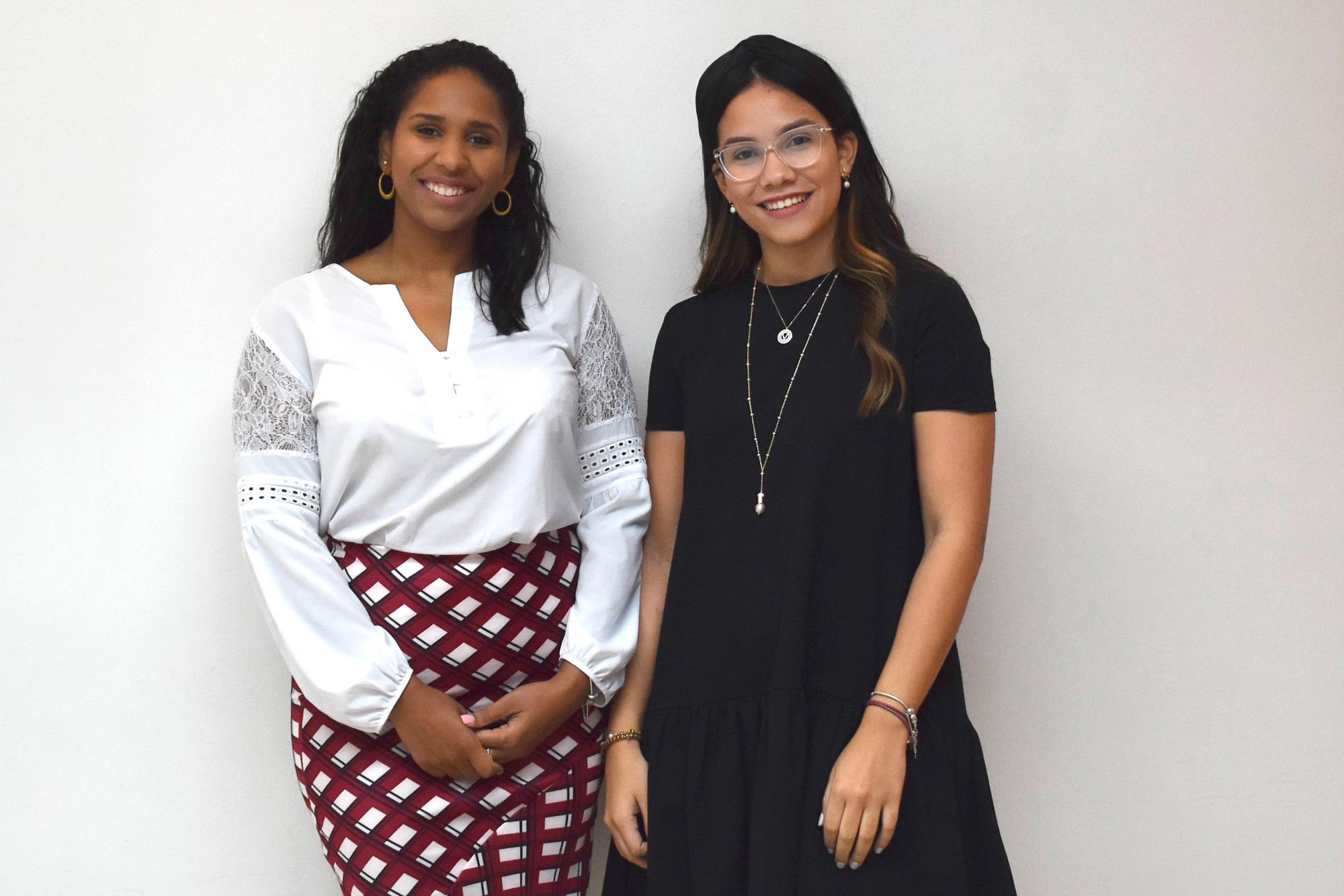 Eugenia Pichardo y Vanessa de Jesús.