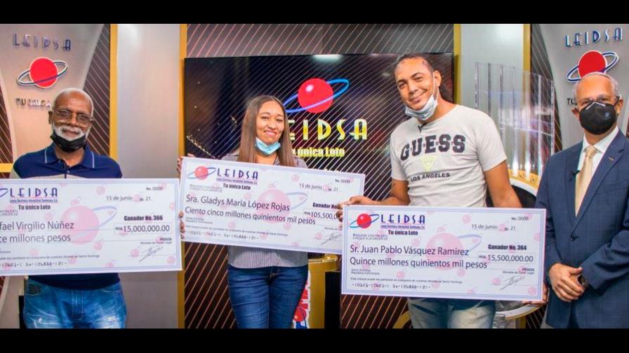 Leidsa entrega  136 MM en premios