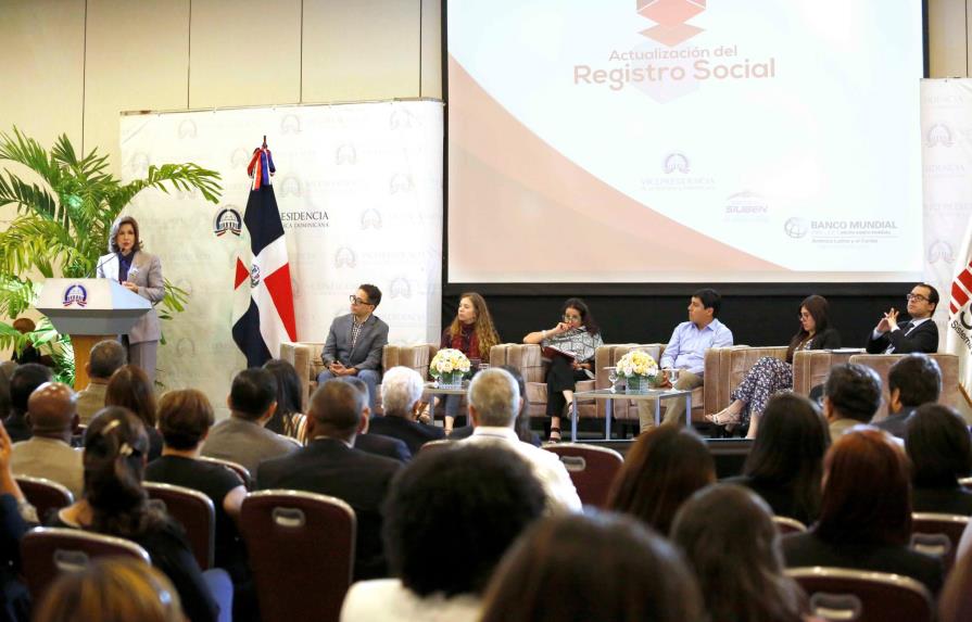 Margarita Cedeño asegura información social es clave para el fin de la pobreza