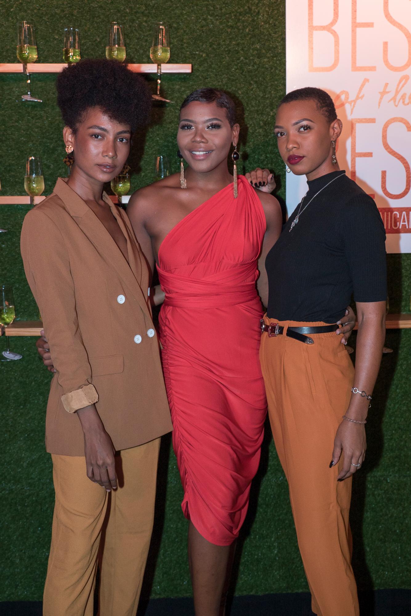 Francis Florentino, Walisa Tucent y Elizabeth González.