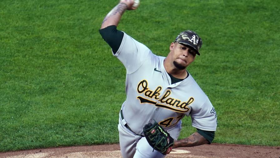 Laureano aporta uno de cuatro jonrones de Atléticos y Montás gana tercero en línea