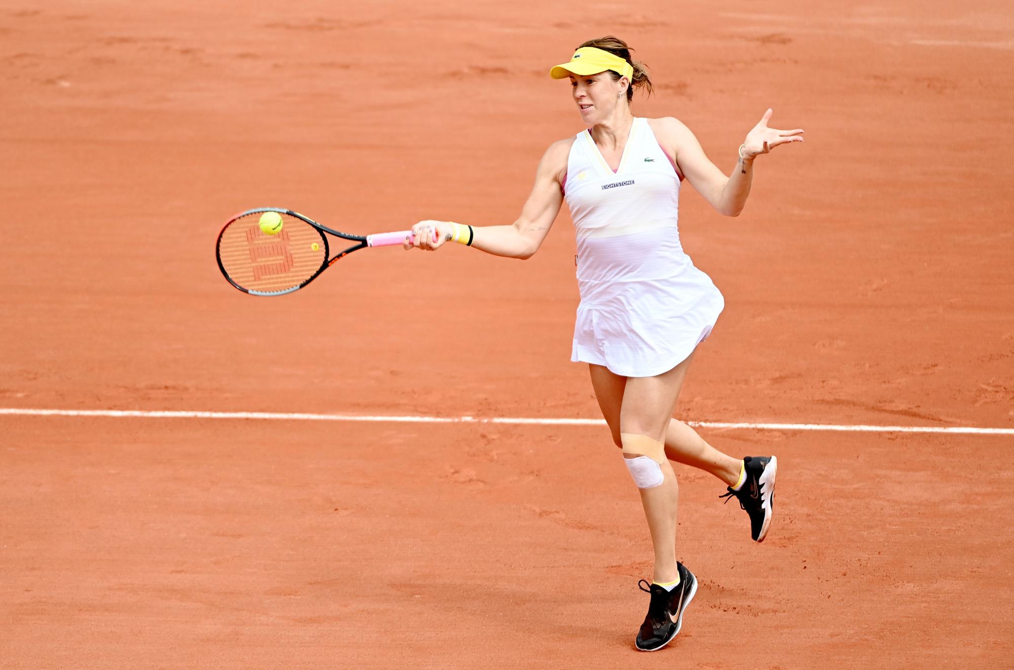 Anastasia Pavlyuchenkova la rusa que eliminó a Aryna Sabalenka en la versión 2021 del Roland Garros (Abierto de Francia) (EFE/EPA/Caroline Blumgereg)