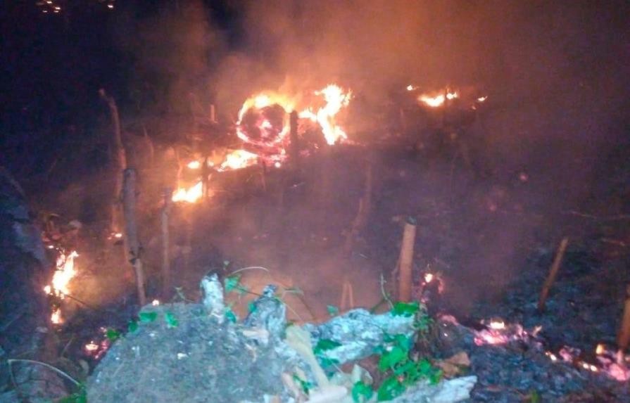 Reportan incendio en Loma Isabel de Torres en Puerto Plata