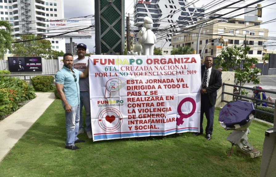 Fundación anuncia “6TA Cruzada Nacional por la No Violencia Social e Intrafamiliar”