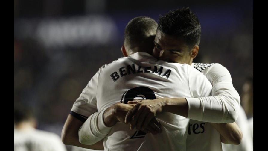 Con dos penales, Real Madrid supera a Levante Con dos penales, Real Madrid supera a Levante
