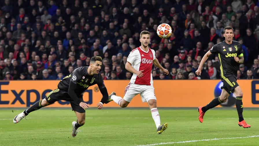 Pese a gol de Cristiano Ronaldo, Ajax rescata empate ante Juve