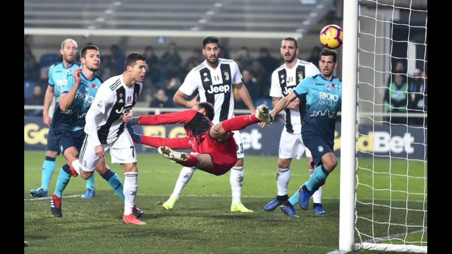 Cristiano Ronaldo rescata empate de la Juventus ante el Atalanta