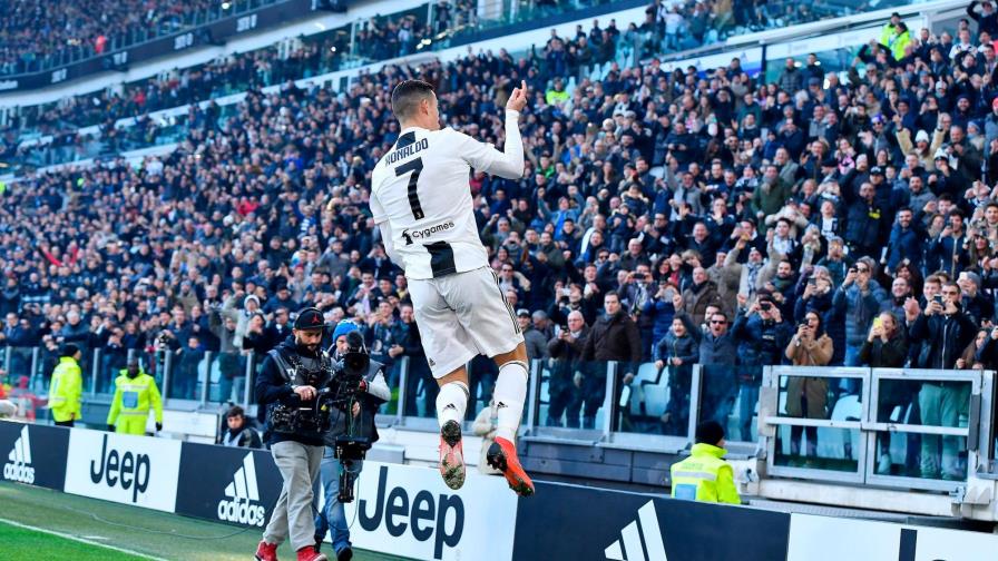 Ronaldo da la victoria a una Juventus de récord Ronaldo da la victoria a una Juventus de récord