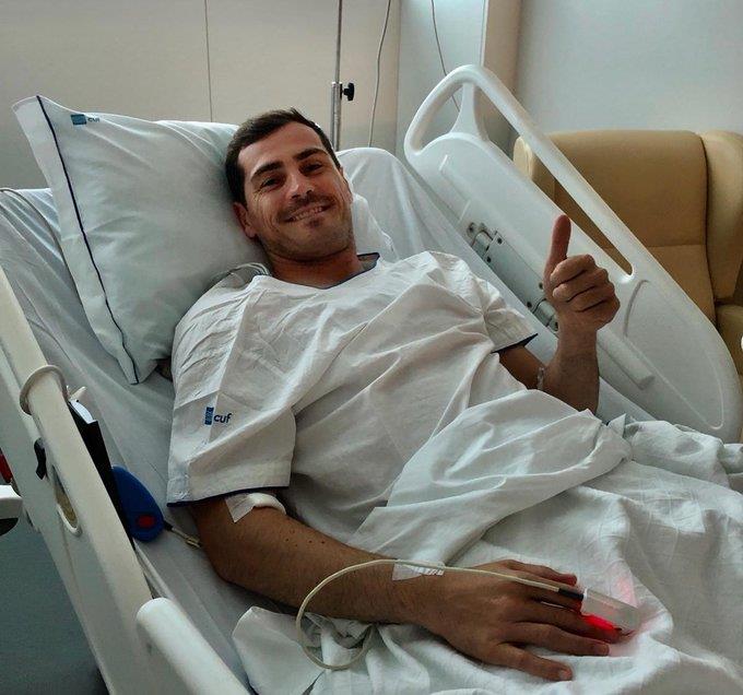 Iker Casillas agradece apoyo tras infarto a través de sus redes sociales 