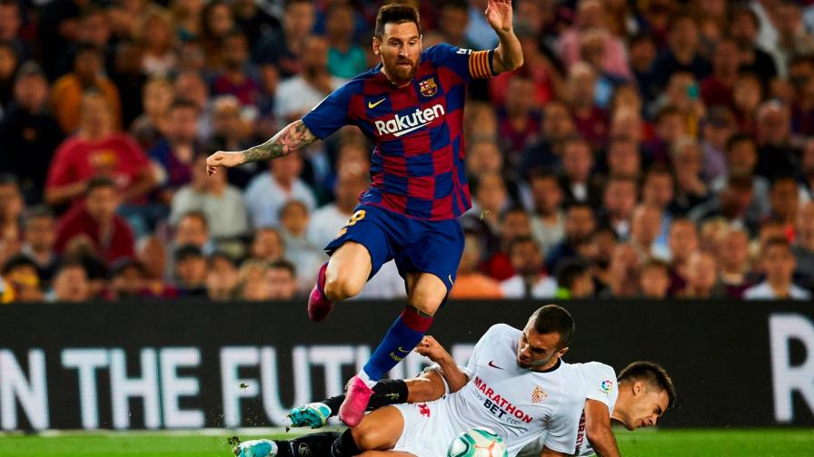 El Barcelona fulmina al Sevilla en ocho minutos y se sitúa segundo