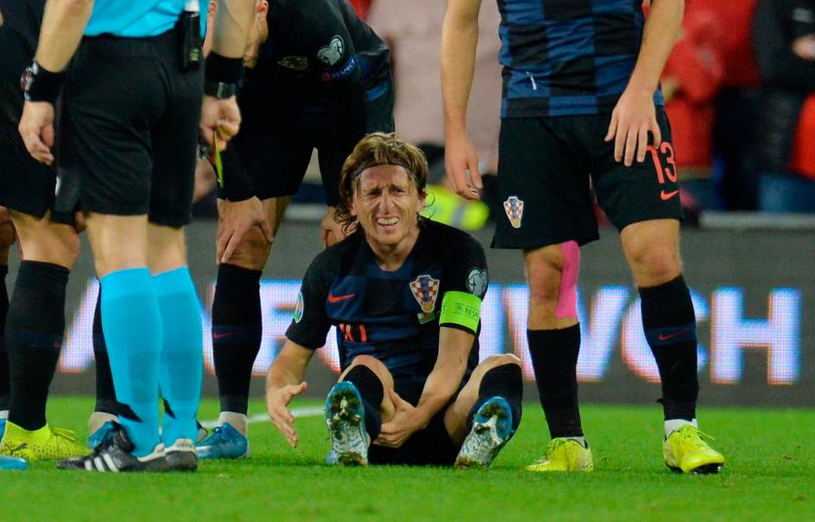 Luka Modric sufre una contusión en el cuádriceps derecho