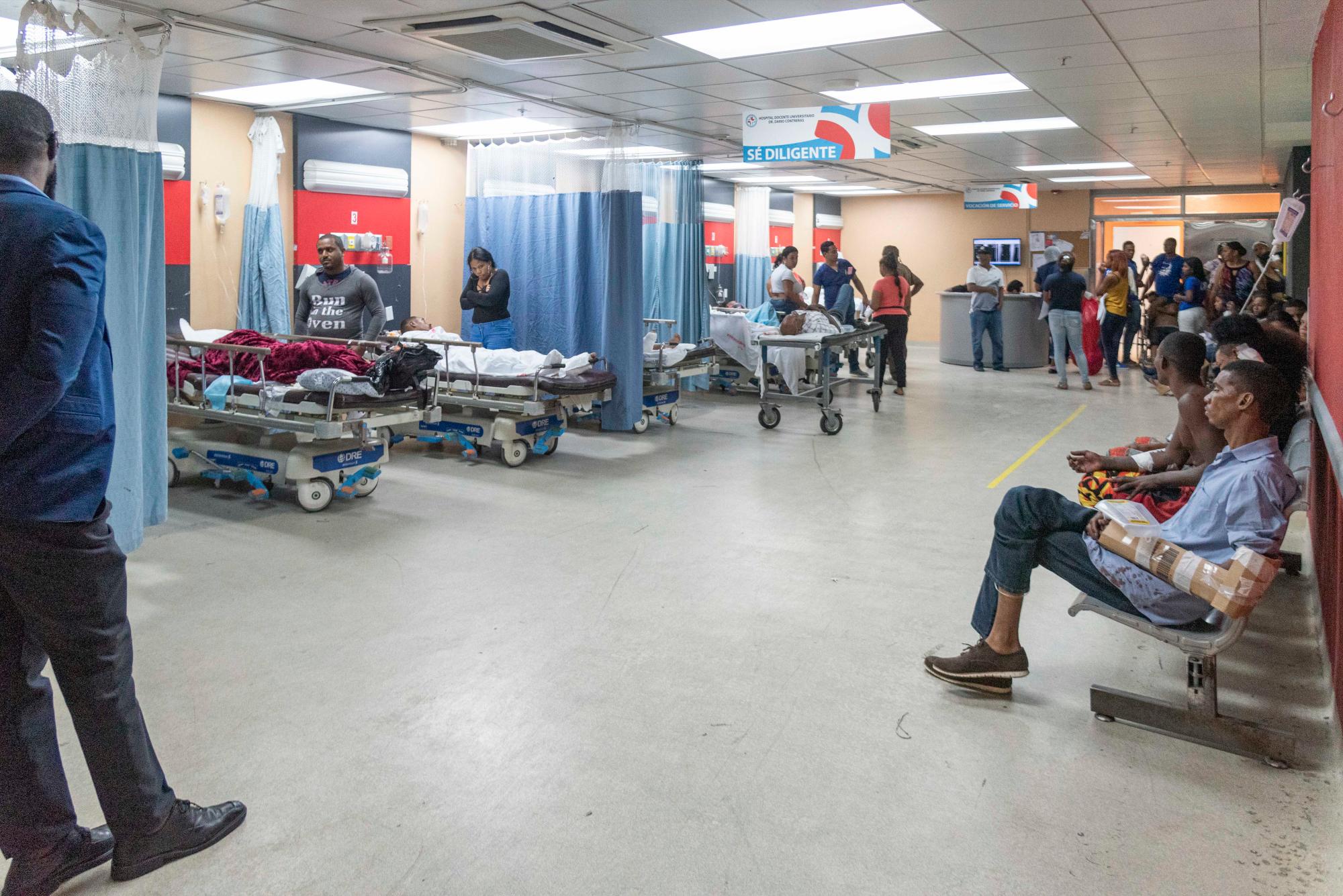 Las emergencias lucieron llenas, como en años anteriores.