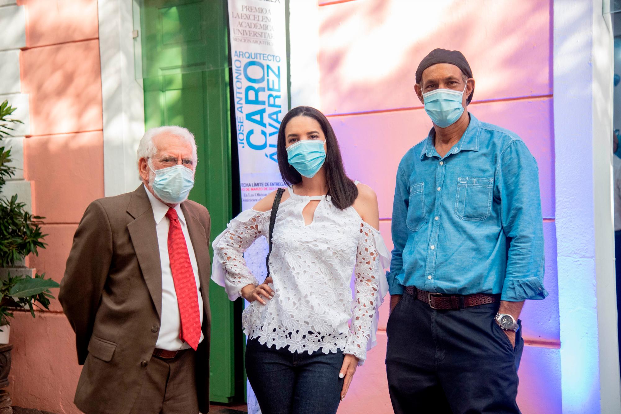 Marcos Rafael Peralta, Leyra Fernández Fortuna y José Sejo.