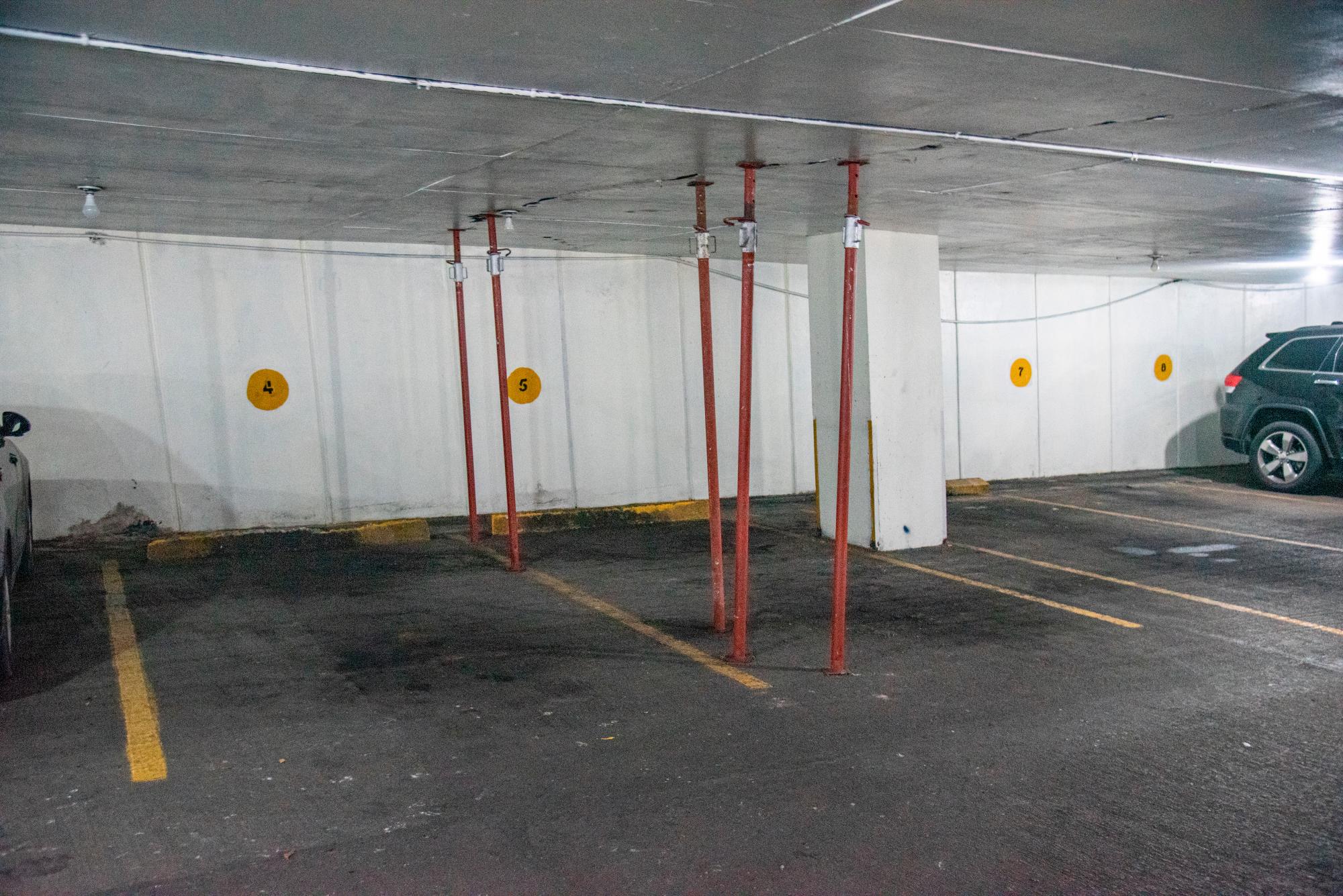 Estos soportes fueron colocados para evitar que la situación de agrave.