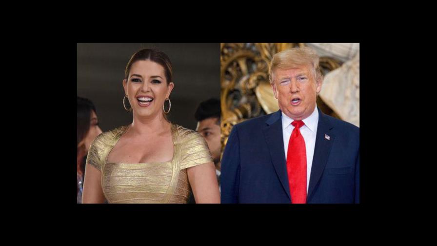 Alicia Machado dice que apoya a Donald Trump en las elecciones de Estados Unidos 