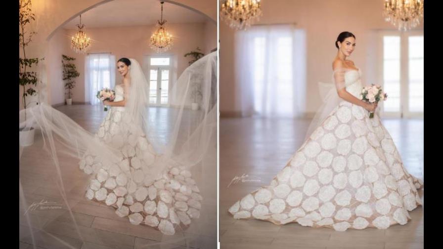 Gabi Desangles llega al altar vestida como una princesa actual