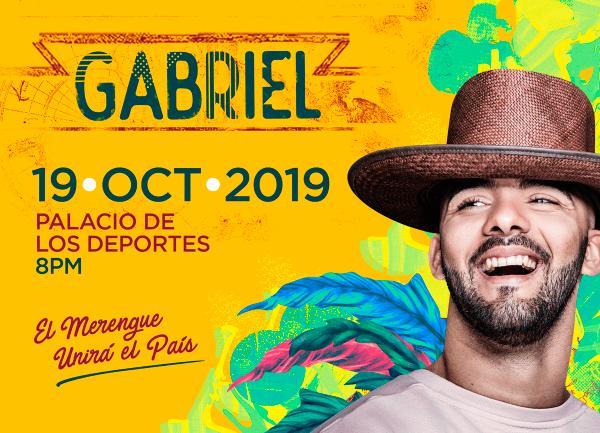 Gabriel, anuncia conciertos masivos en República Dominicana 