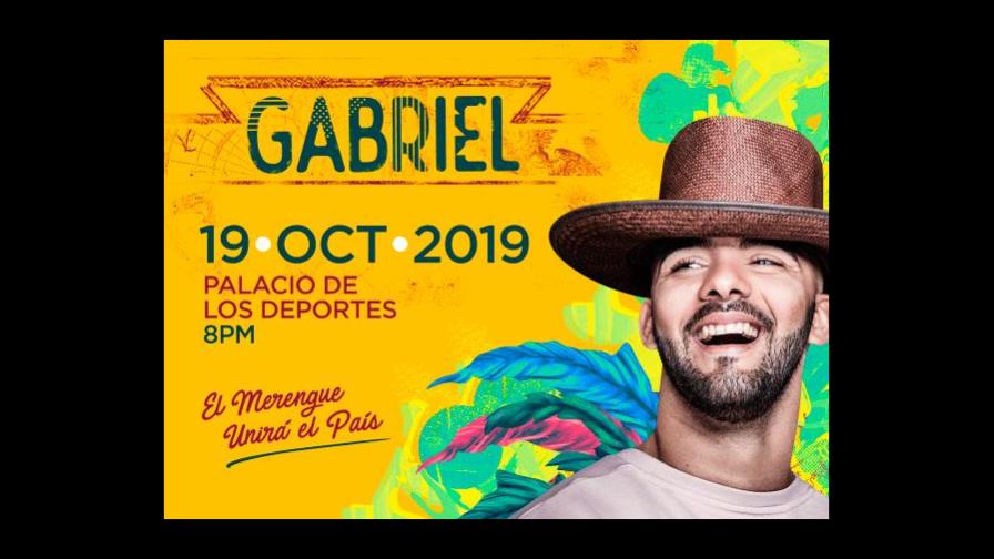 Gabriel, anuncia conciertos masivos en República Dominicana Gabriel, anuncia conciertos masivos en República Dominicana