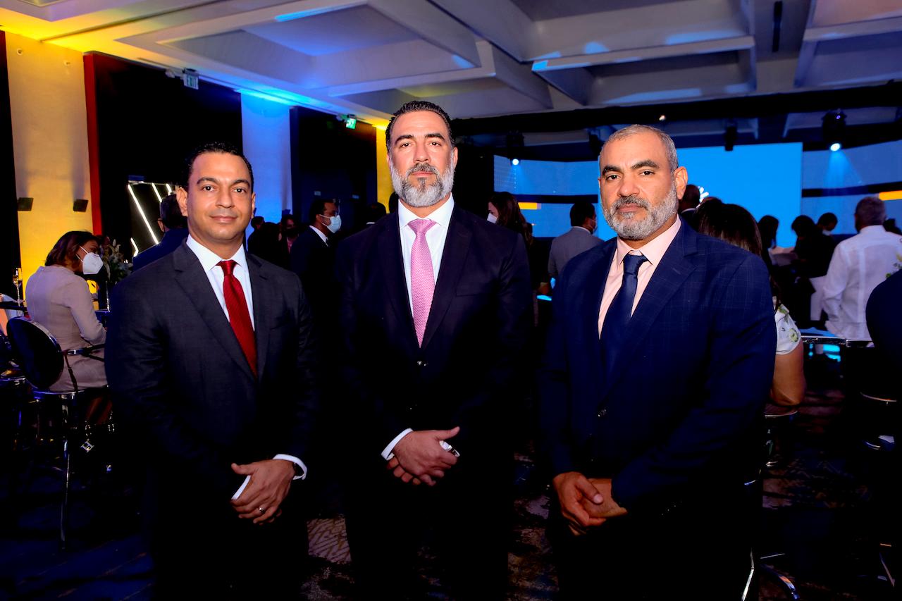 Gamalier Montás, Fabio Báez y Juan Utate.